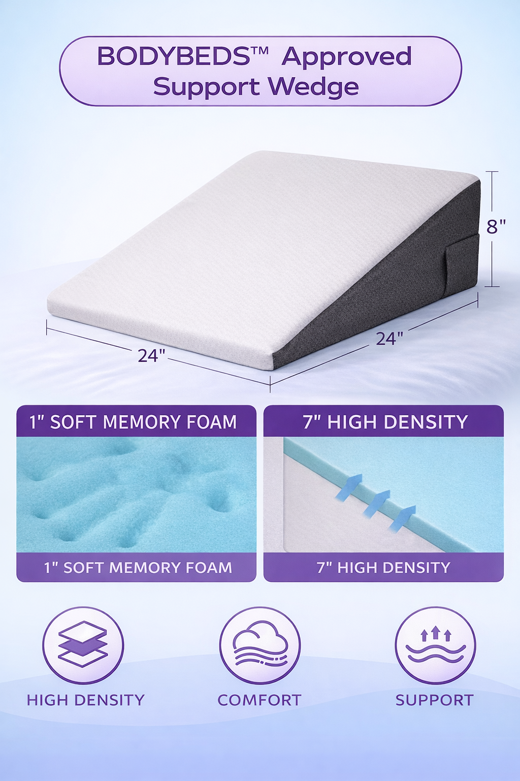 Foam Slant Wedge